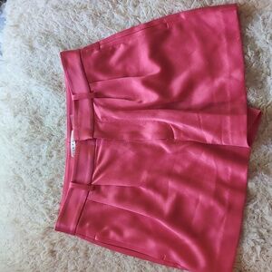 Alice + Olivia Hot Pink Satin Shorts